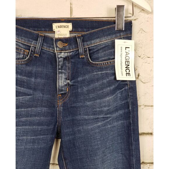 L'AGENCE El Matador Slim High Rise Ankle Stretch Jean Size 25 NWT MSRP $279 - Picture 3 of 6